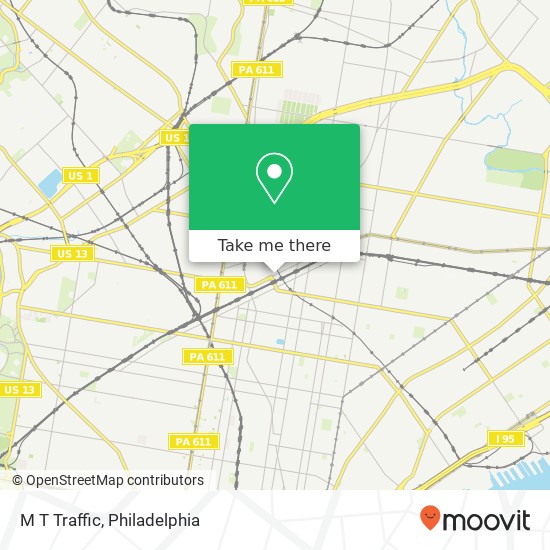 M T Traffic map