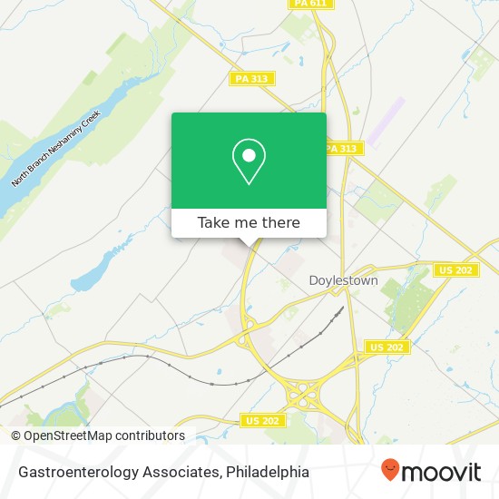 Gastroenterology Associates map