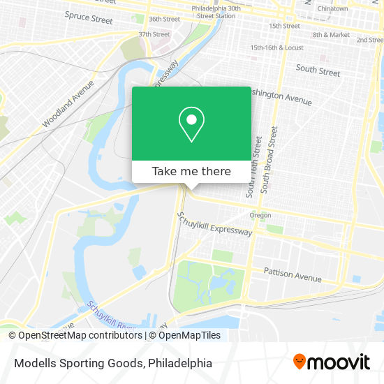 Modells Sporting Goods map
