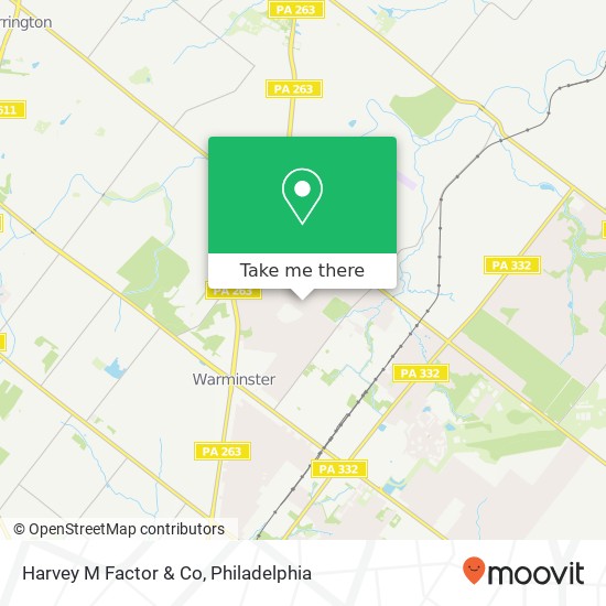 Mapa de Harvey M Factor & Co