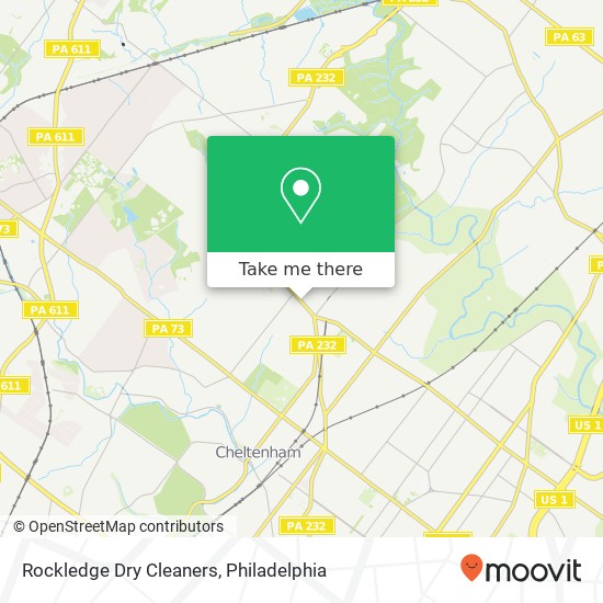 Mapa de Rockledge Dry Cleaners