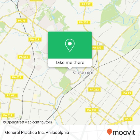 General Practice Inc map