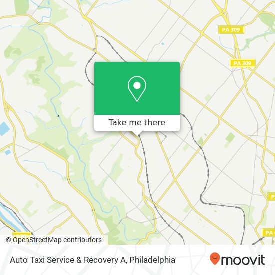 Mapa de Auto Taxi Service & Recovery A