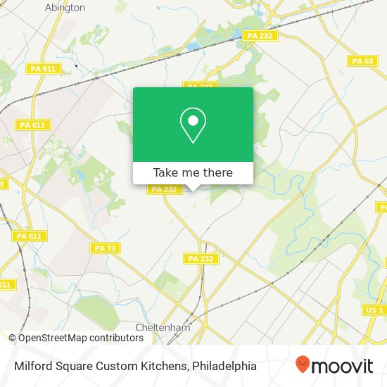 Mapa de Milford Square Custom Kitchens