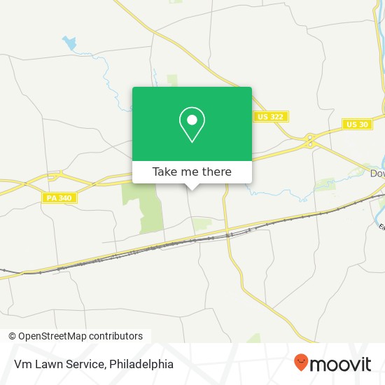 Mapa de Vm Lawn Service