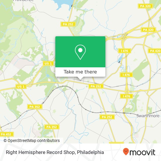 Right Hemisphere Record Shop map