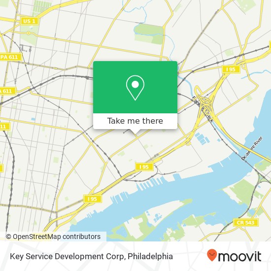 Key Service Development Corp map