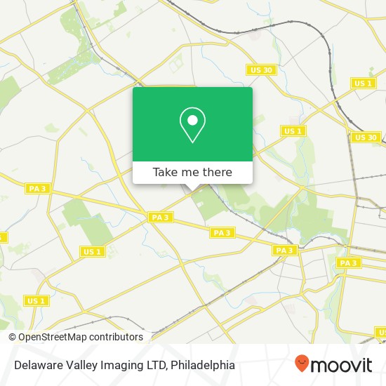 Delaware Valley Imaging LTD map