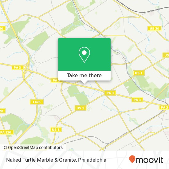Mapa de Naked Turtle Marble & Granite
