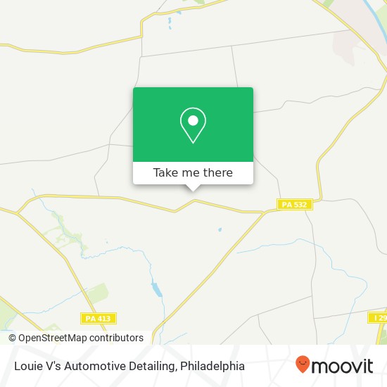 Louie V's Automotive Detailing map