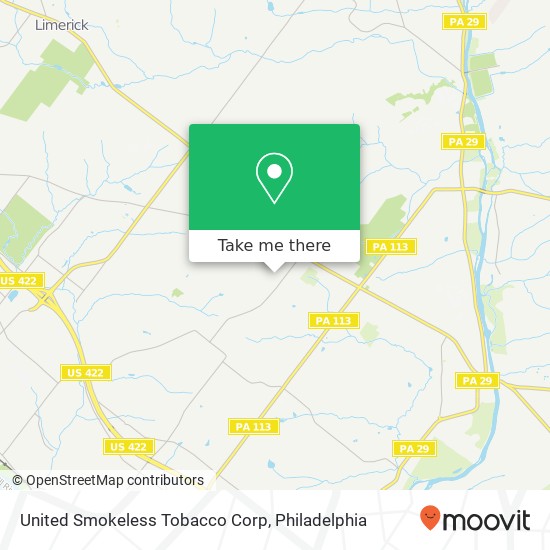 Mapa de United Smokeless Tobacco Corp