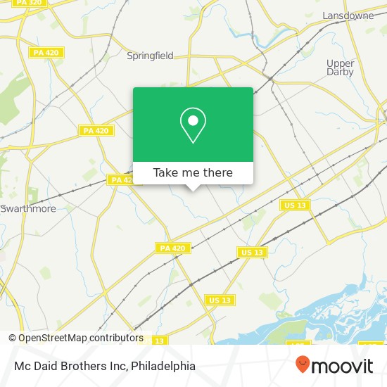 Mc Daid Brothers Inc map