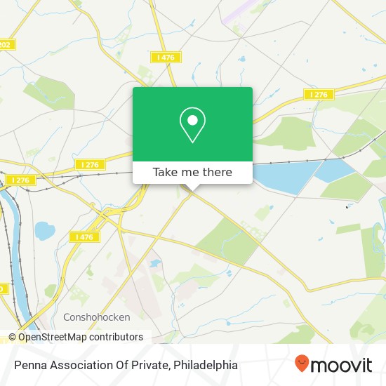 Mapa de Penna Association Of Private