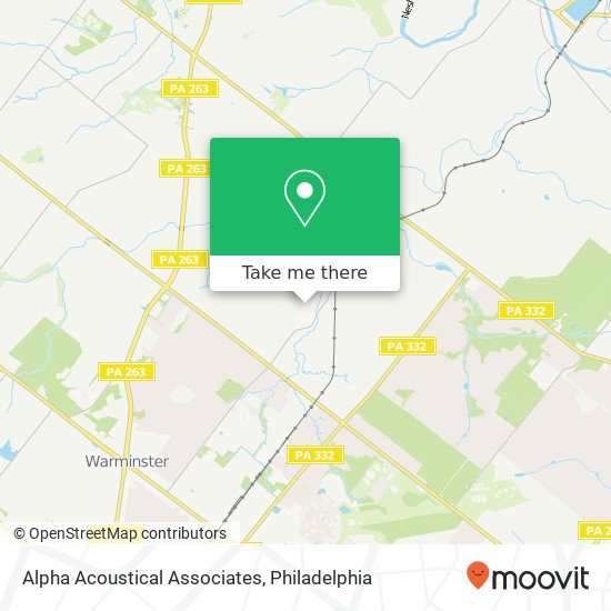 Alpha Acoustical Associates map