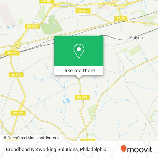 Mapa de Broadband Networking Solutions
