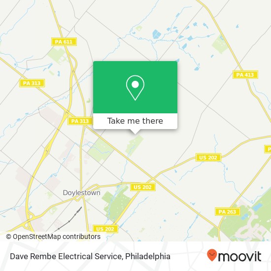 Mapa de Dave Rembe Electrical Service