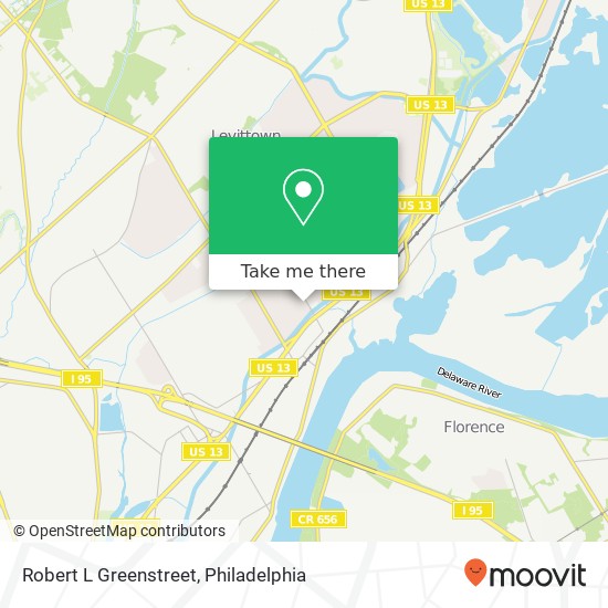 Mapa de Robert L Greenstreet