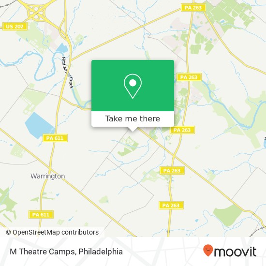 Mapa de M Theatre Camps