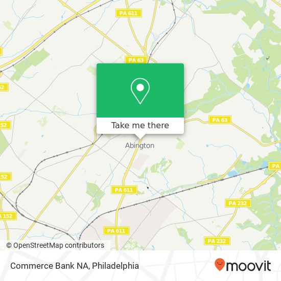 Commerce Bank NA map