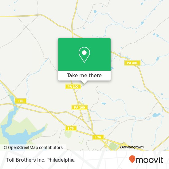 Toll Brothers Inc map