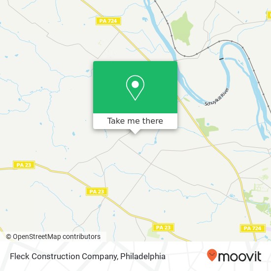 Mapa de Fleck Construction Company