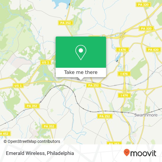 Emerald Wireless map