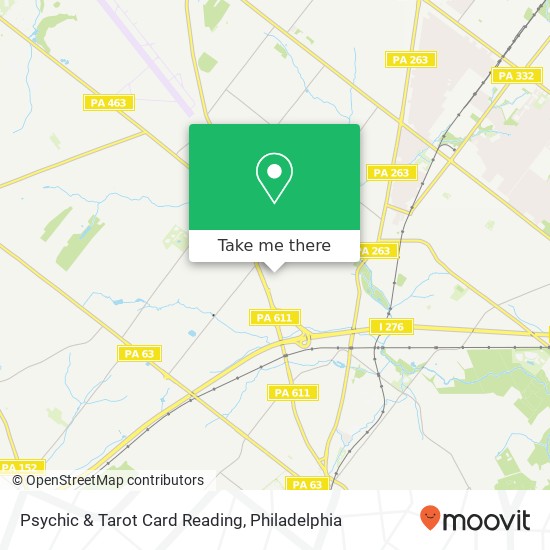 Psychic & Tarot Card Reading map