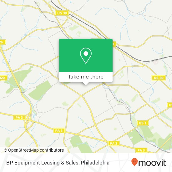 Mapa de BP Equipment Leasing & Sales