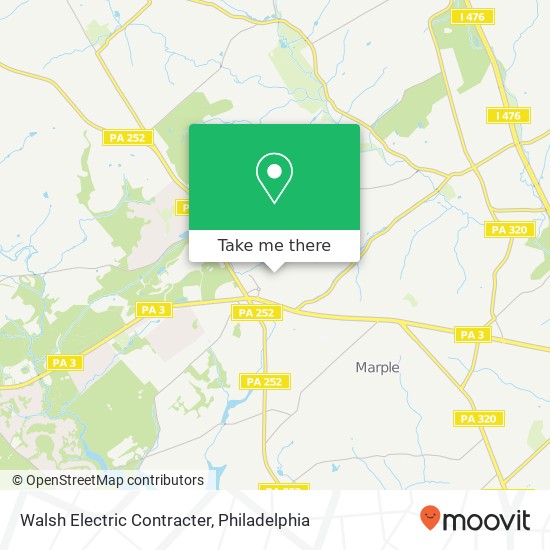 Mapa de Walsh Electric Contracter