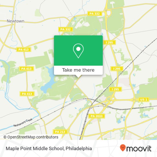Mapa de Maple Point Middle School