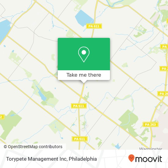 Torypete Management Inc map