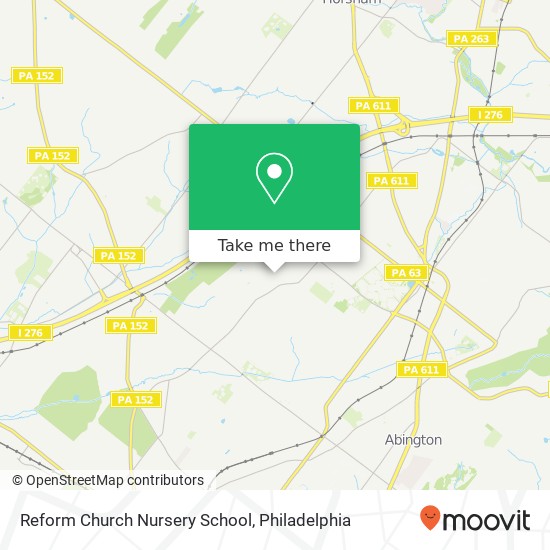 Mapa de Reform Church Nursery School