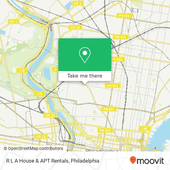 R L A House & APT Rentals map