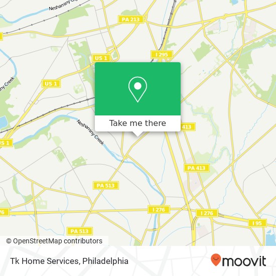 Tk Home Services map