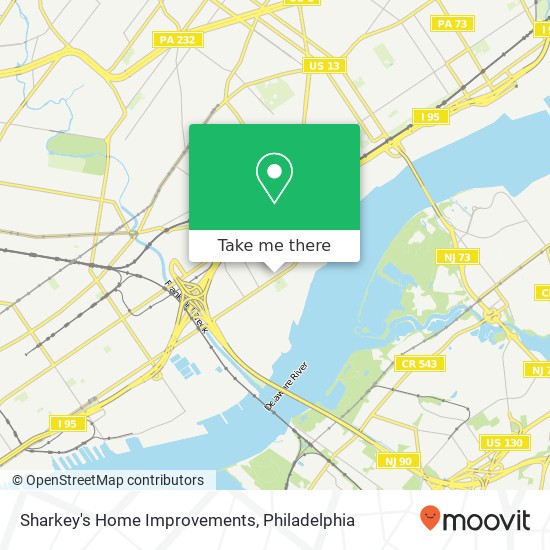 Sharkey's Home Improvements map