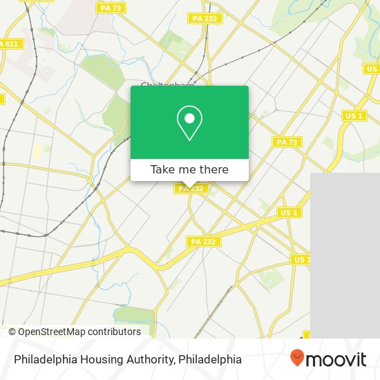 Mapa de Philadelphia Housing Authority