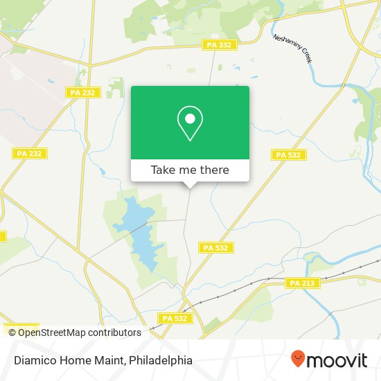 Diamico Home Maint map