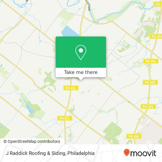 Mapa de J Raddick Roofing & Siding