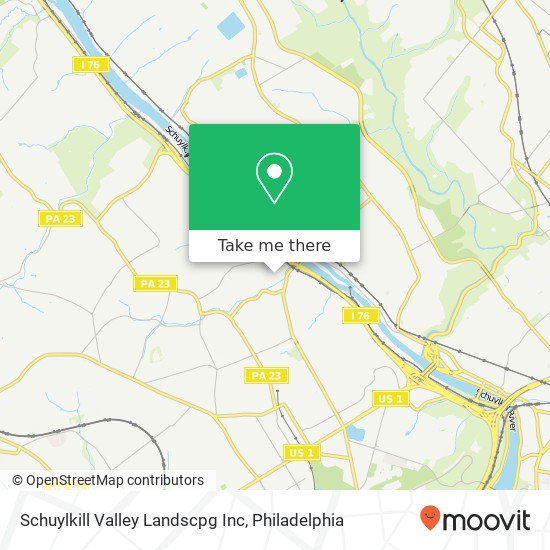 Mapa de Schuylkill Valley Landscpg Inc