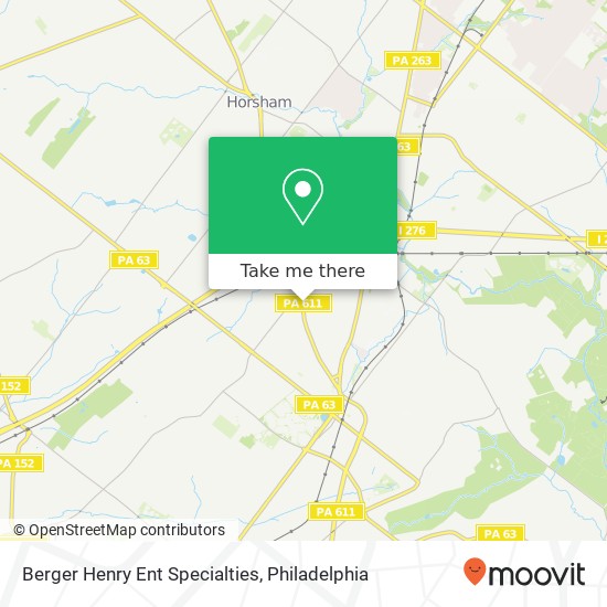 Berger Henry Ent Specialties map