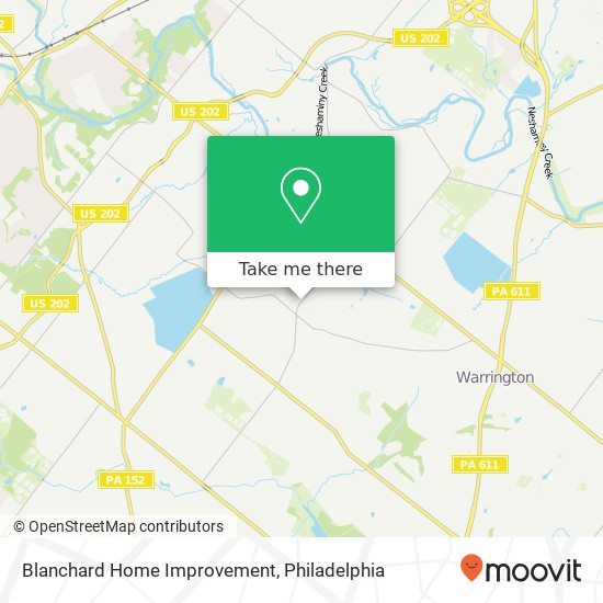 Blanchard Home Improvement map