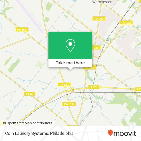 Coin Laundry Systems map