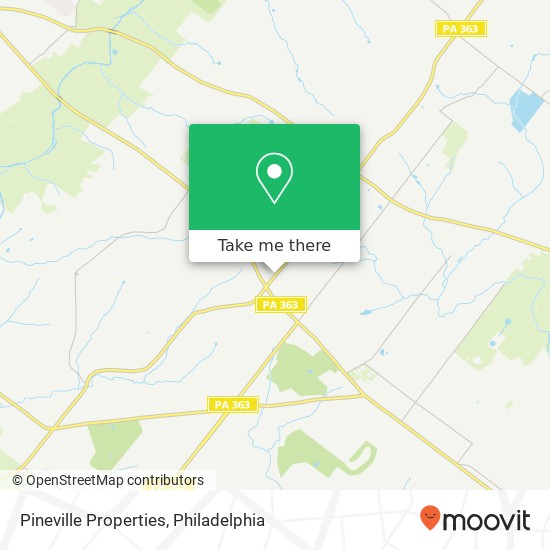 Pineville Properties map