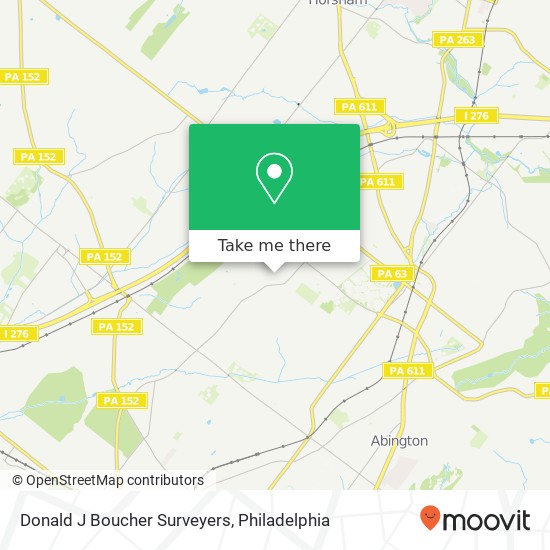 Mapa de Donald J Boucher Surveyers