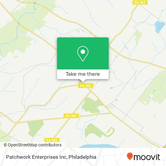 Patchwork Enterprises Inc map