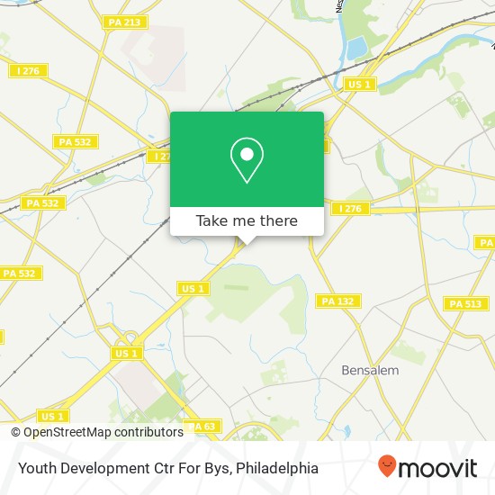 Youth Development Ctr For Bys map