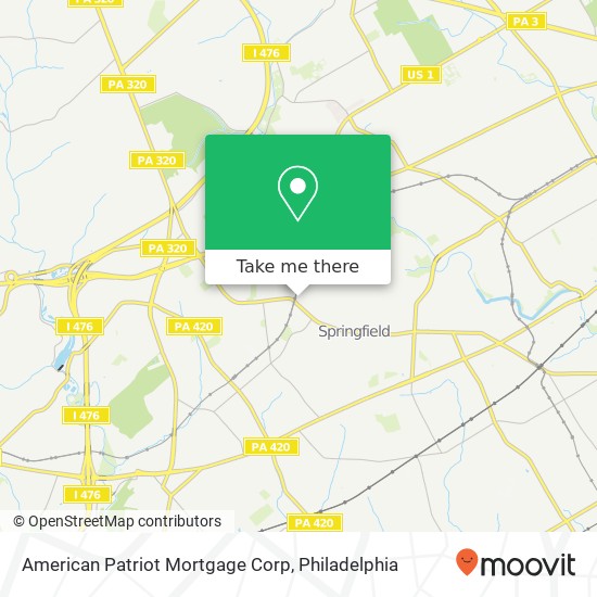 American Patriot Mortgage Corp map