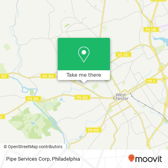 Mapa de Pipe Services Corp
