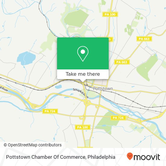 Pottstown Chamber Of Commerce map