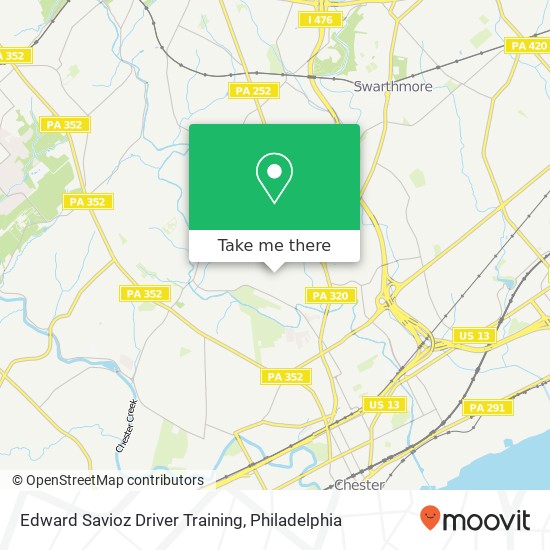Edward Savioz Driver Training map